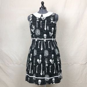 Retrolicious for ModCloth Glow-in the-dark Skeleton Dress (w/ Pockets!)